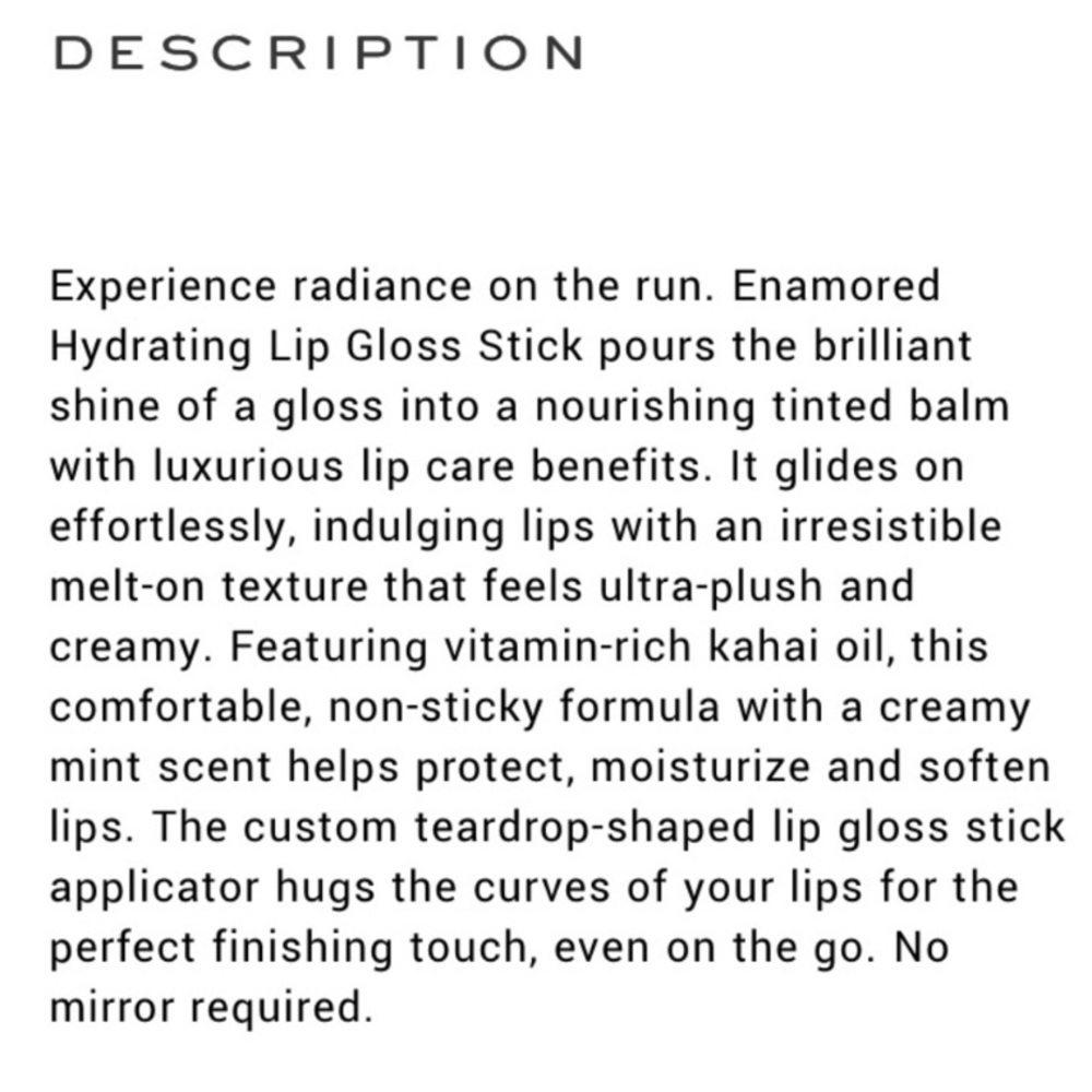 Marc Jacobs Enamored Lip Gloss Stick Uh-Huh Honey - Picture 14 of 14